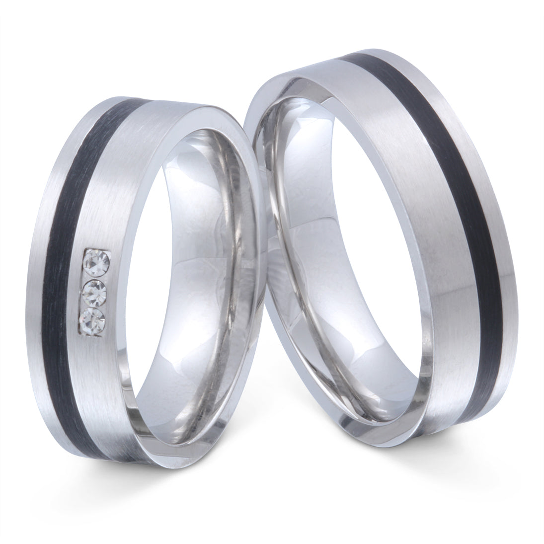 Feliz Partnerring-Set mit Handschriftgravur