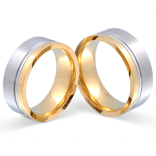 Alya Partnerring-Set mit Handschriftgravur