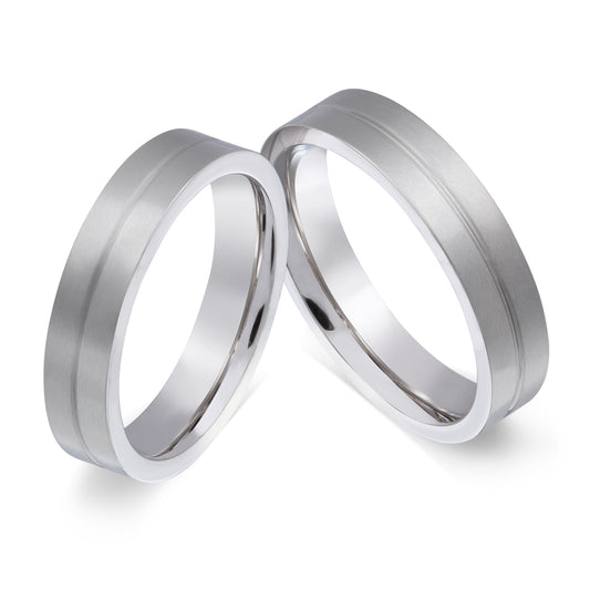 Estados Partnerring-Set mit Lasergravur