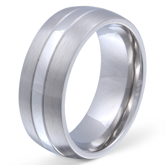 ThreeLane Ring mit Lasergravur