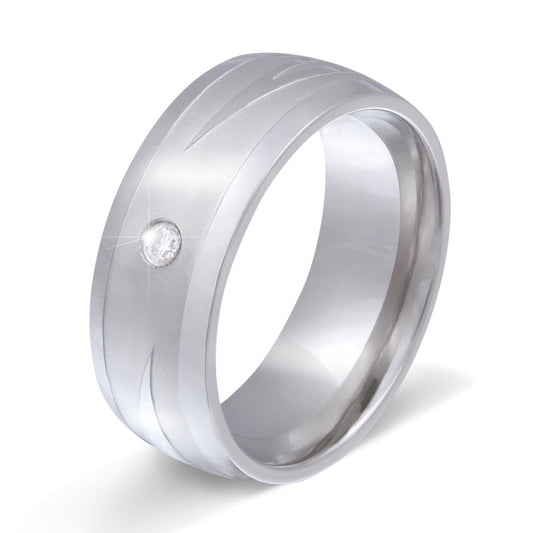 Nandala Ring mit Lasergravur