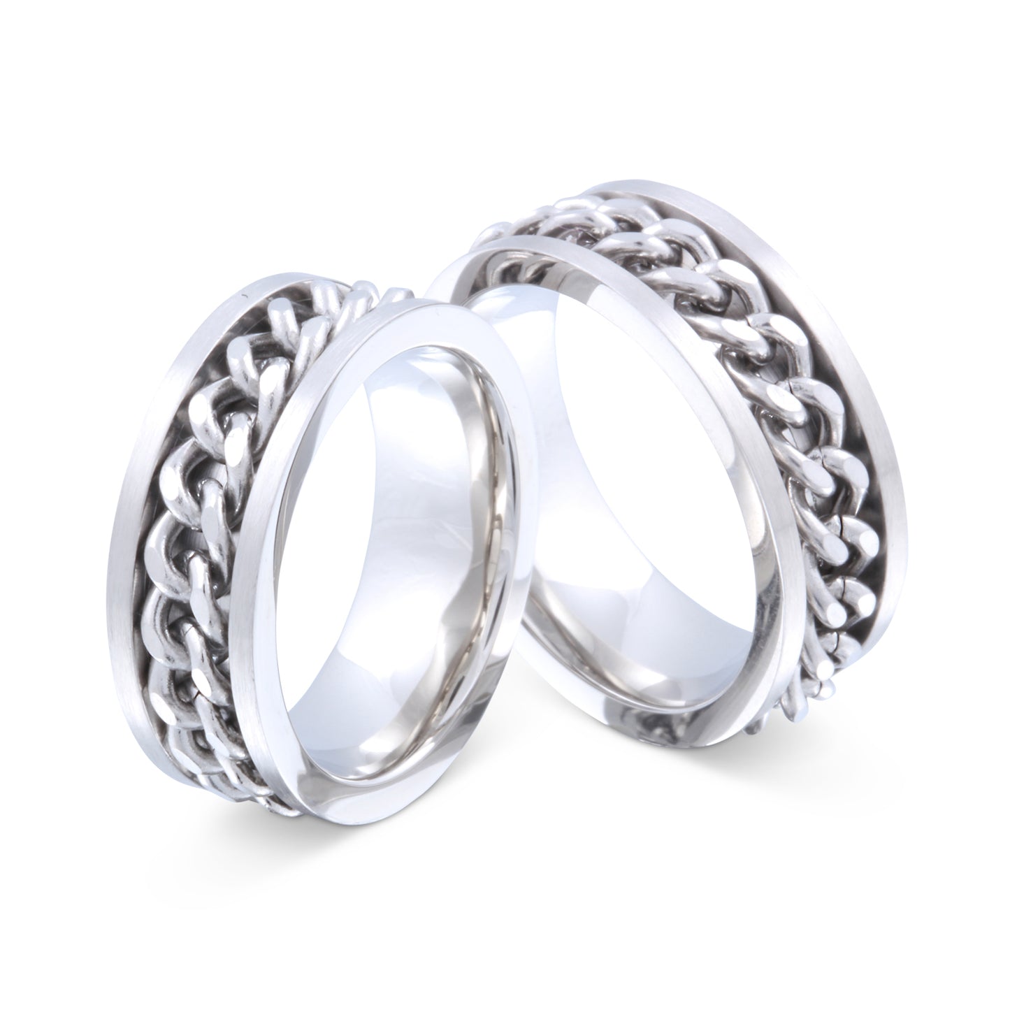 Thrones Partnerring-Set mit Lasergravur