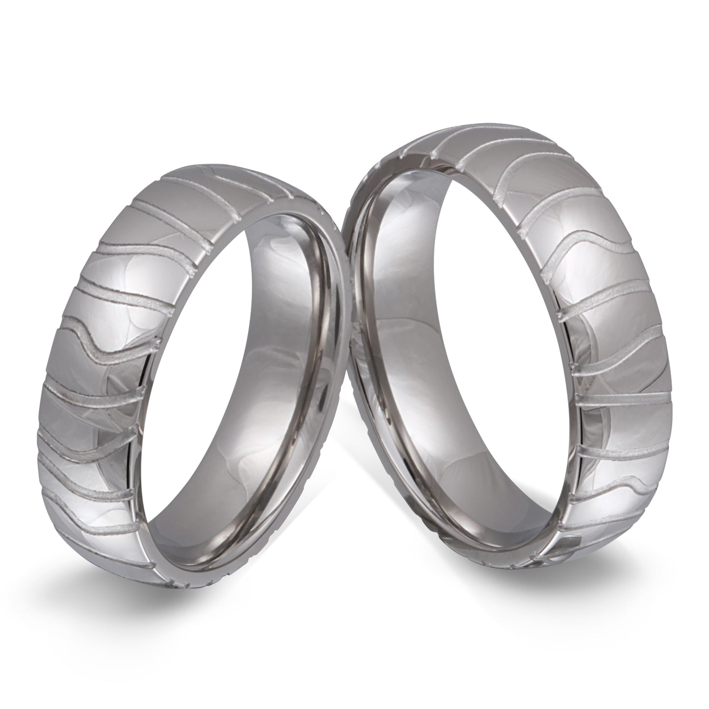 Leticia Partnerring-Set mit Lasergravur