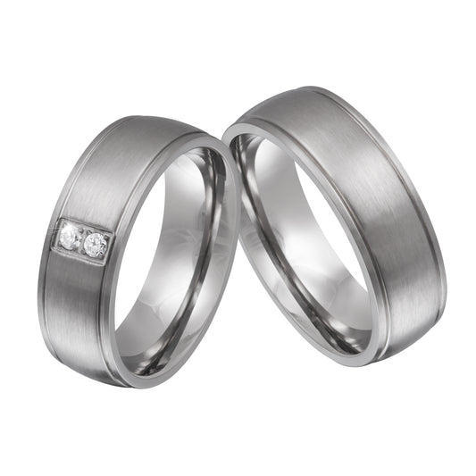 Letka Partnerring-Set mit Handschriftgravur