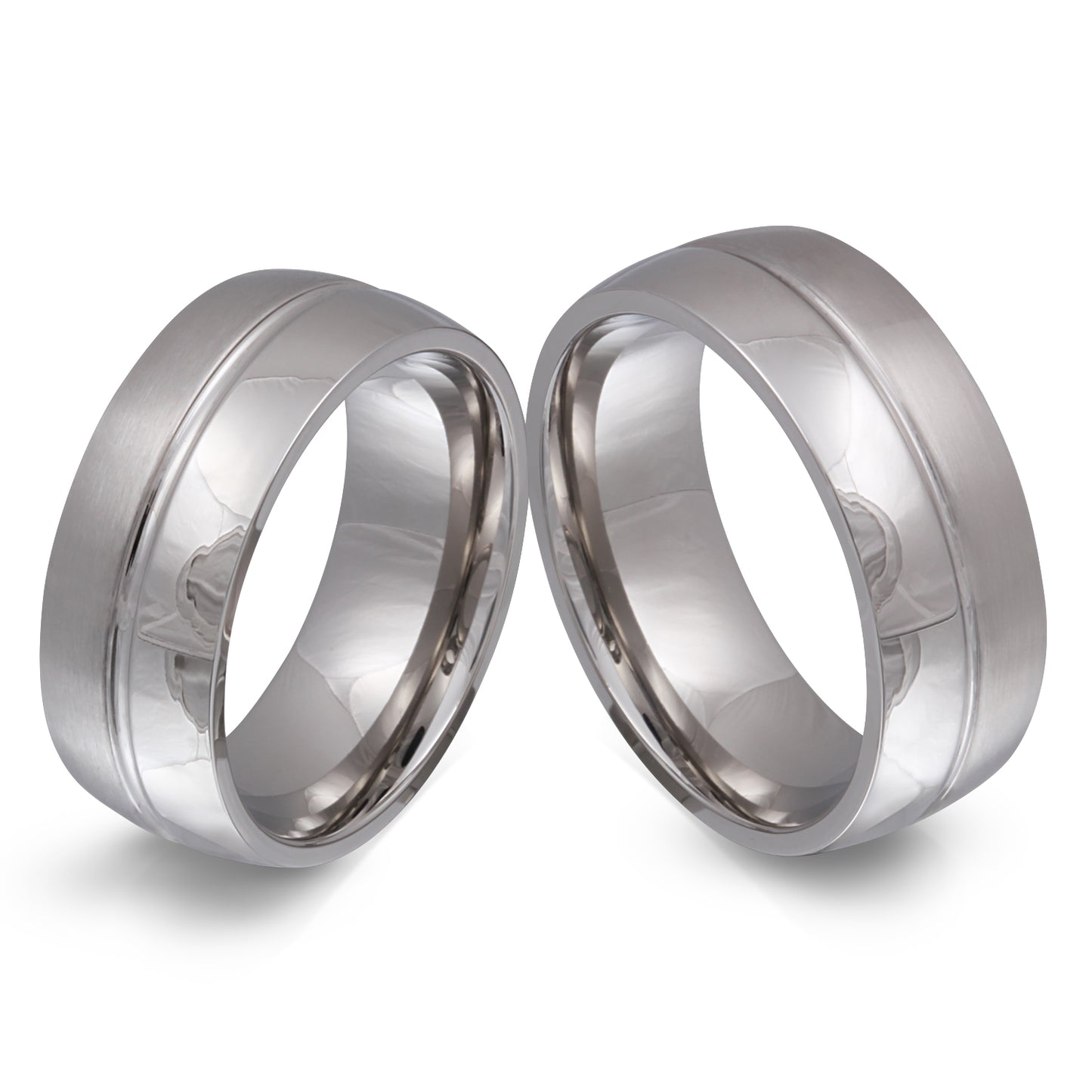 Ruvim Partnerring-Set mit Handschriftgravur