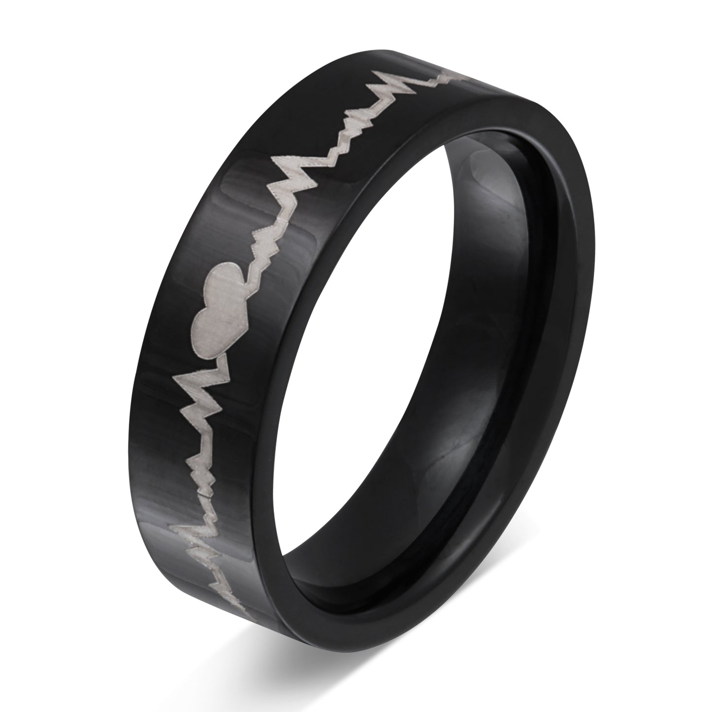 Blackpulse Ring mit Lasergravur