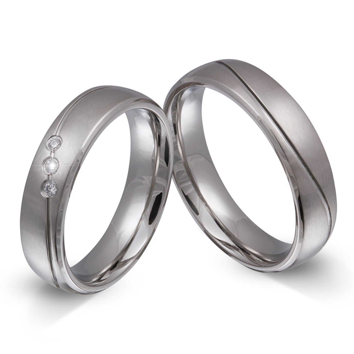 Masone Partnerring-Set mit Handschriftgravur