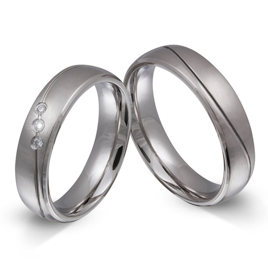 Masone Partnerring-Set mit Handschriftgravur