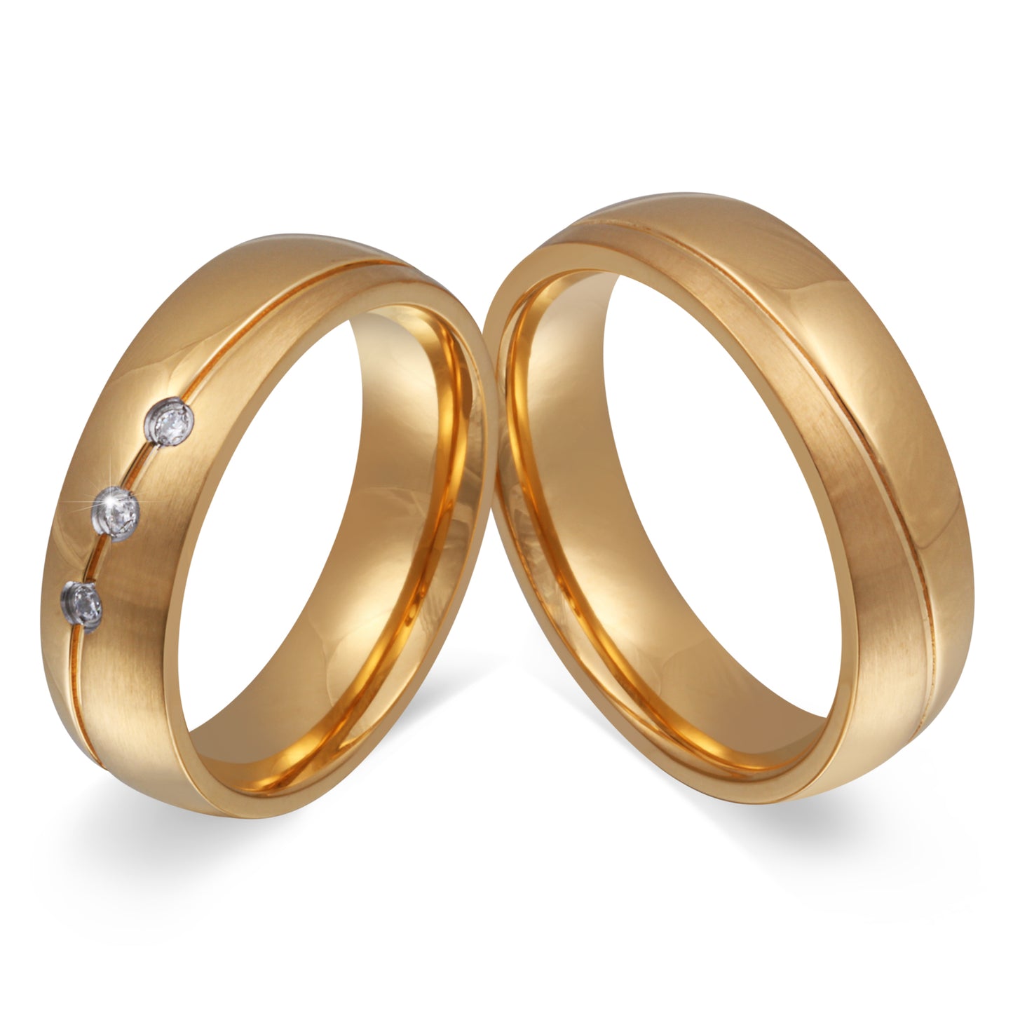 Donula Partnerring-Set mit Handschriftgravur