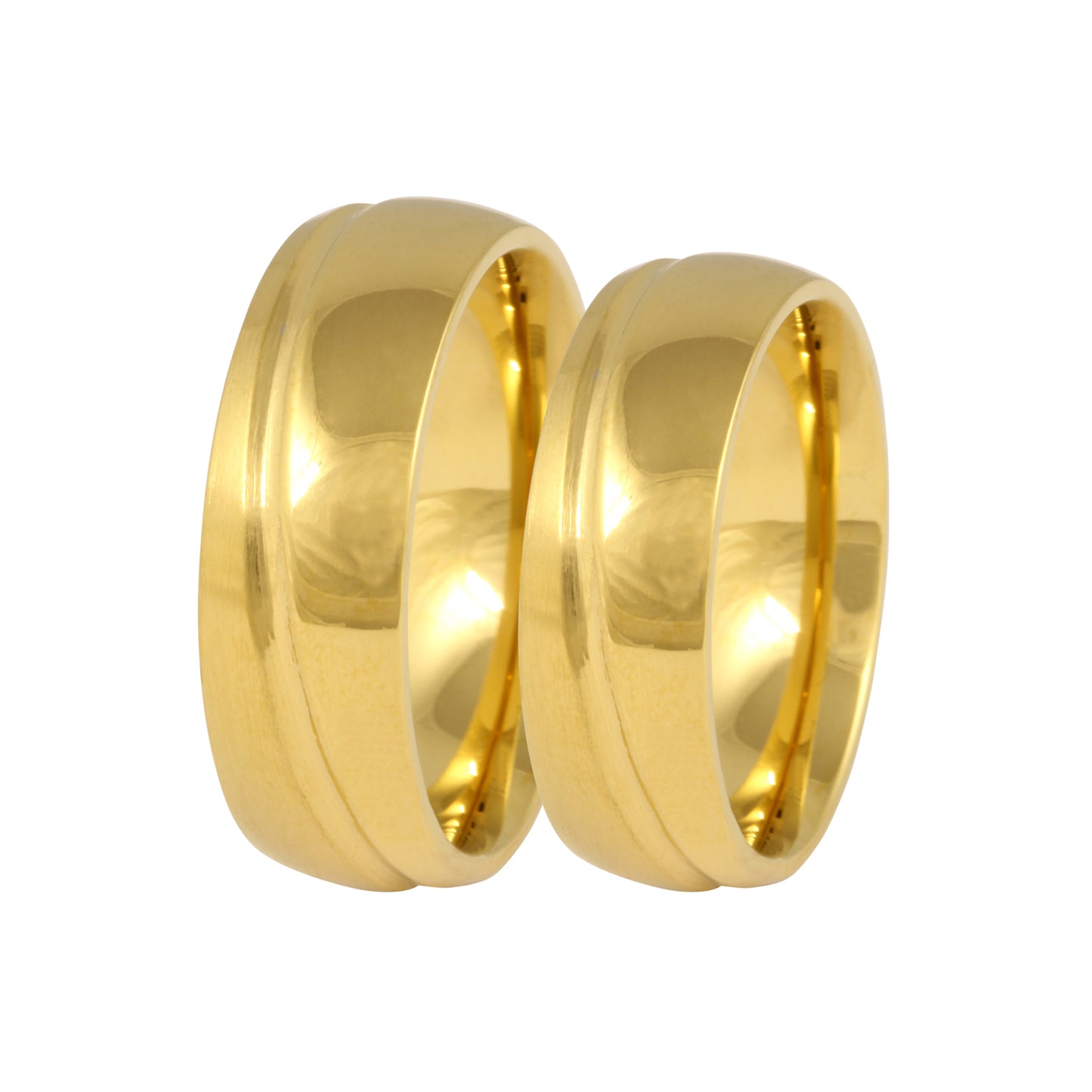 Slema Partnerring-Set mit Lasergravur