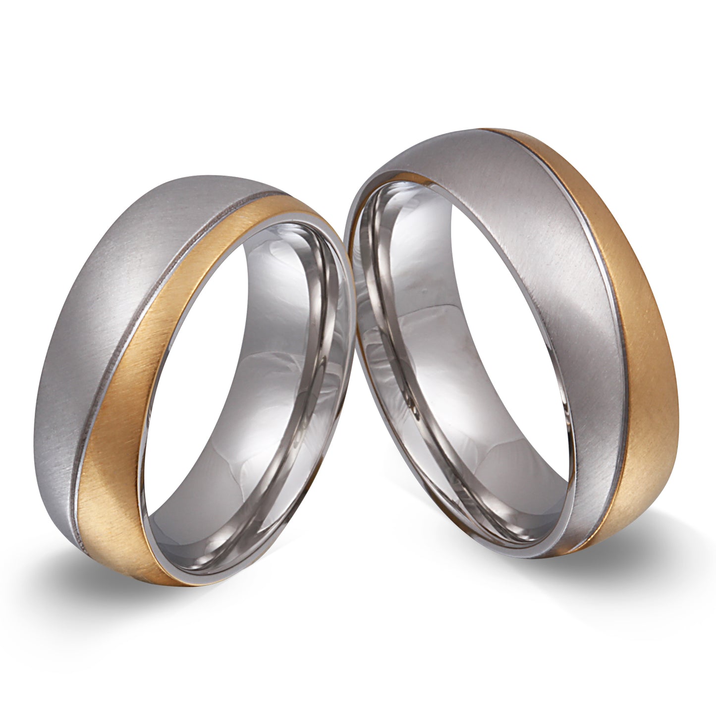 Chiswick Partnerring-Set mit Lasergravur