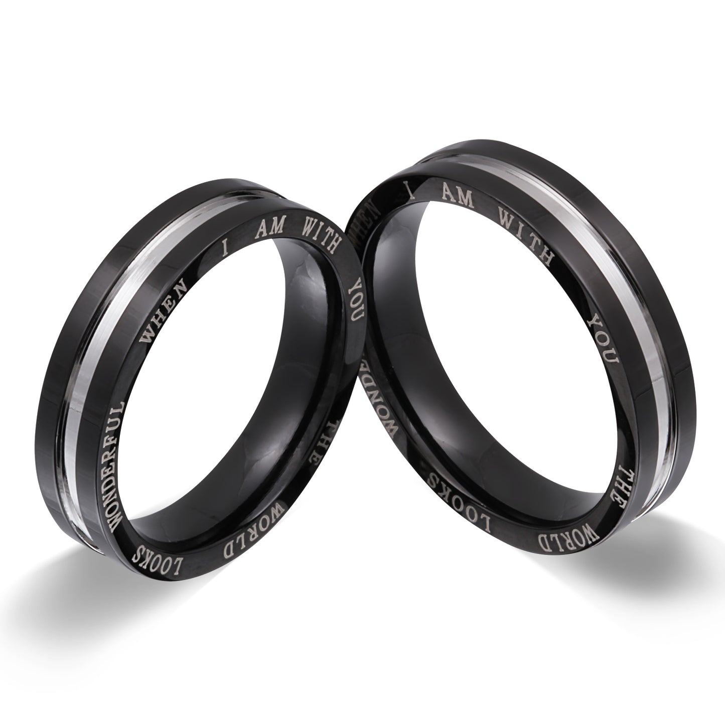 Harmony Partnerring-Set mit Handschriftgravur