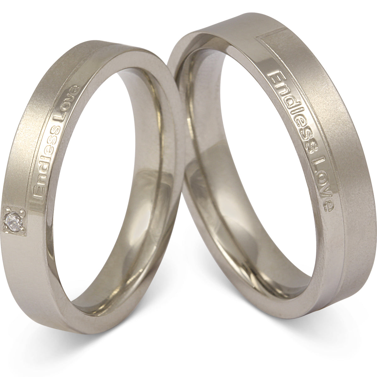 Selina Partnerring-Set mit Handschriftgravur