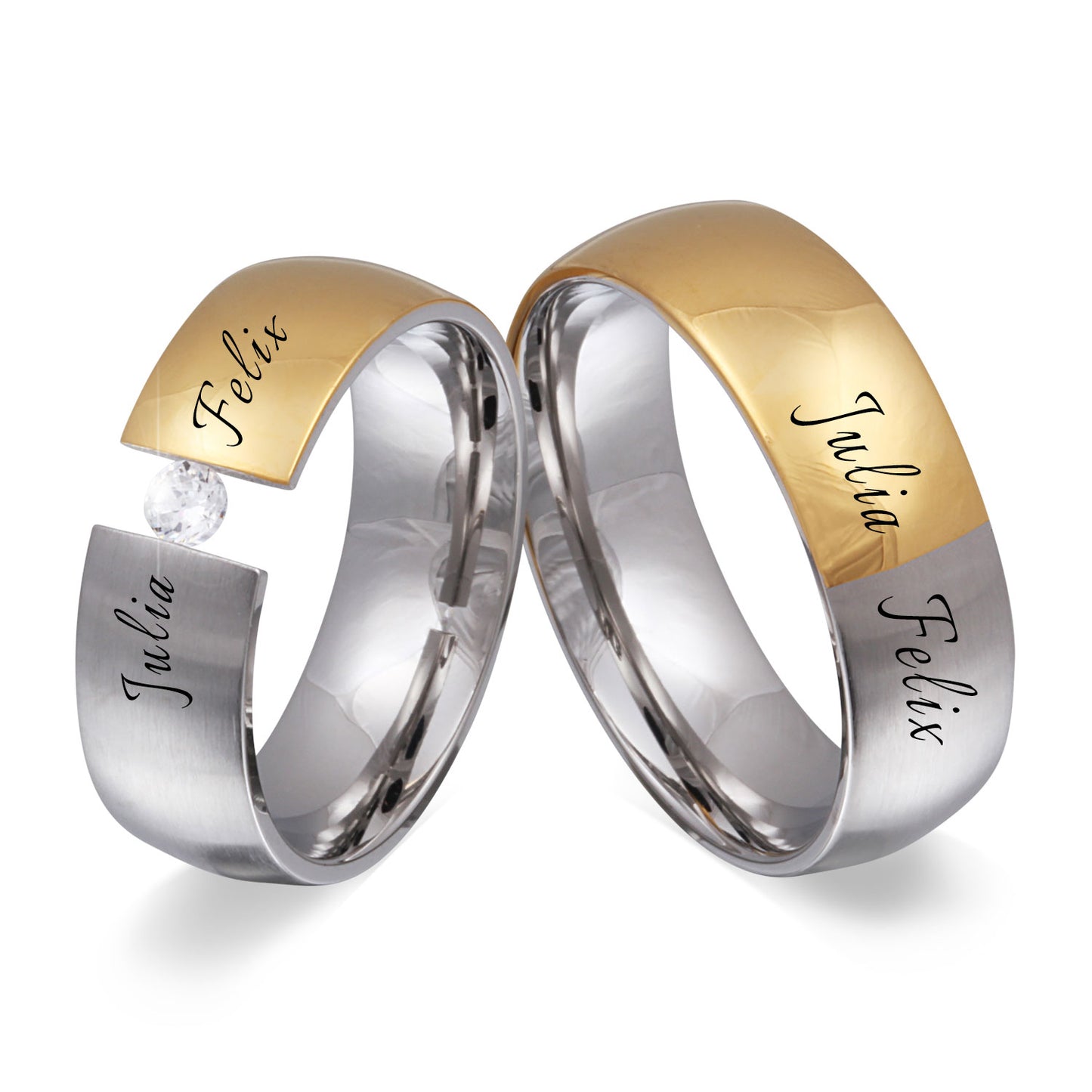 Xenonia Ring mit Lasergravur