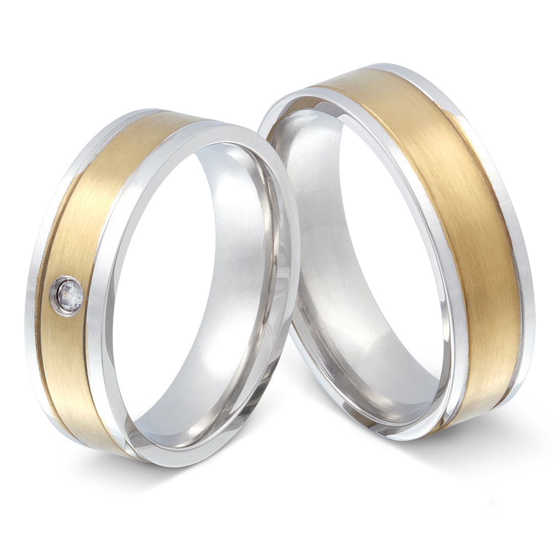 Lucy Partnerring-Set mit Handschriftgravur