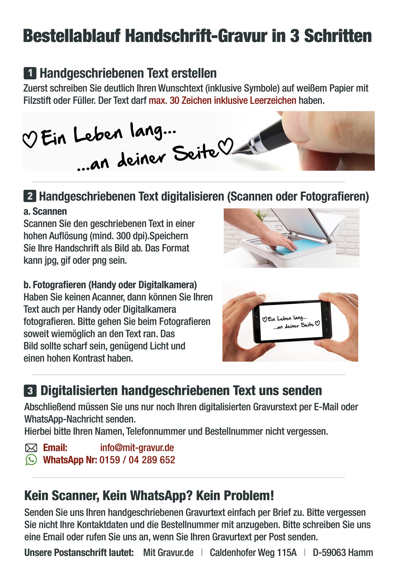 Mirenda Ring mit Handschriftgravur