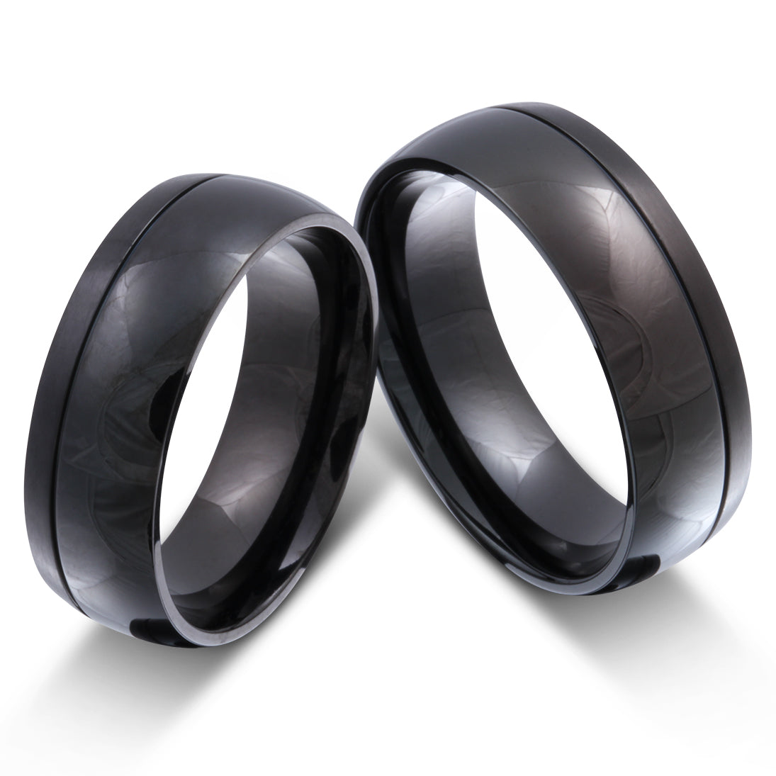 Lavanda Partnerring-Set mit Handschriftgravur