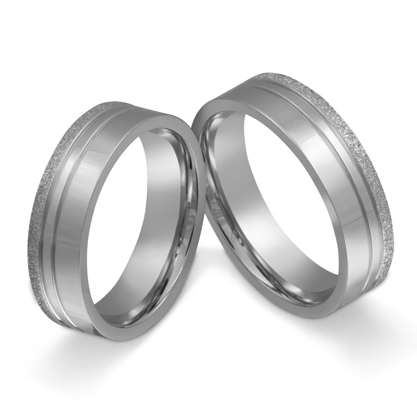 BlueWater Partnerring-Set mit Lasergravur