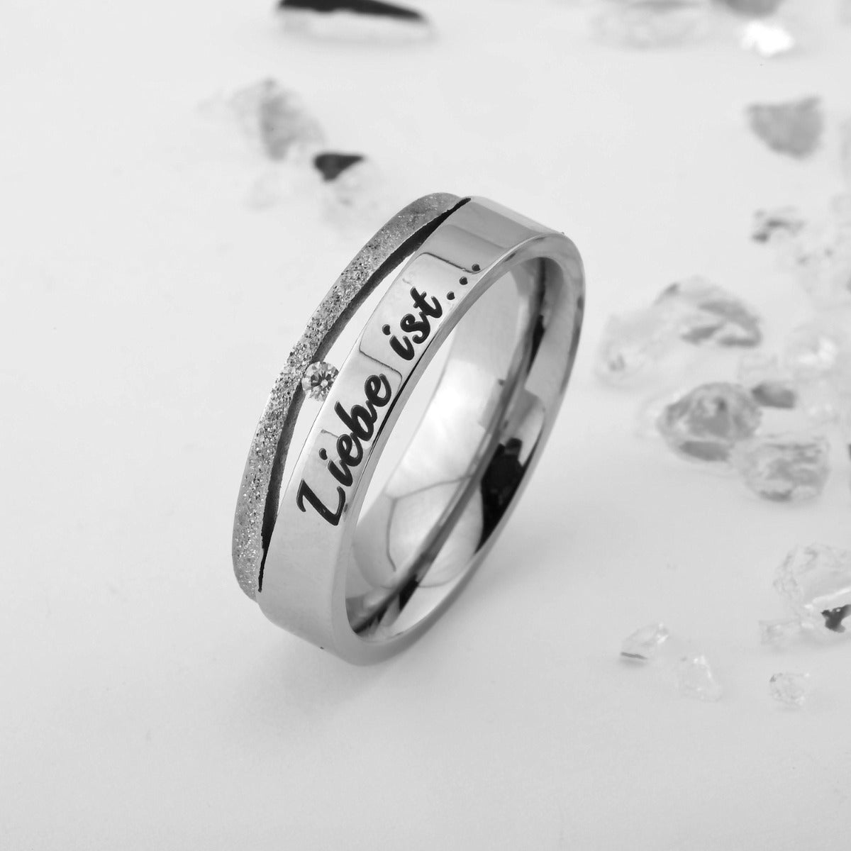 Ozmuro Ring mit Lasergravur