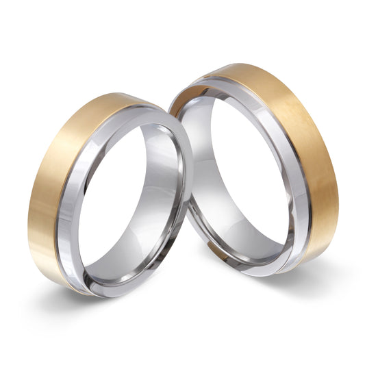 Beren Partnerring-Set mit Handschriftgravur