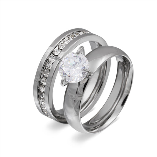 Faramir Partnerring-Set mit Handschriftgravur