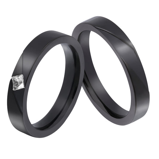 Darkly Ring mit Lasergravur