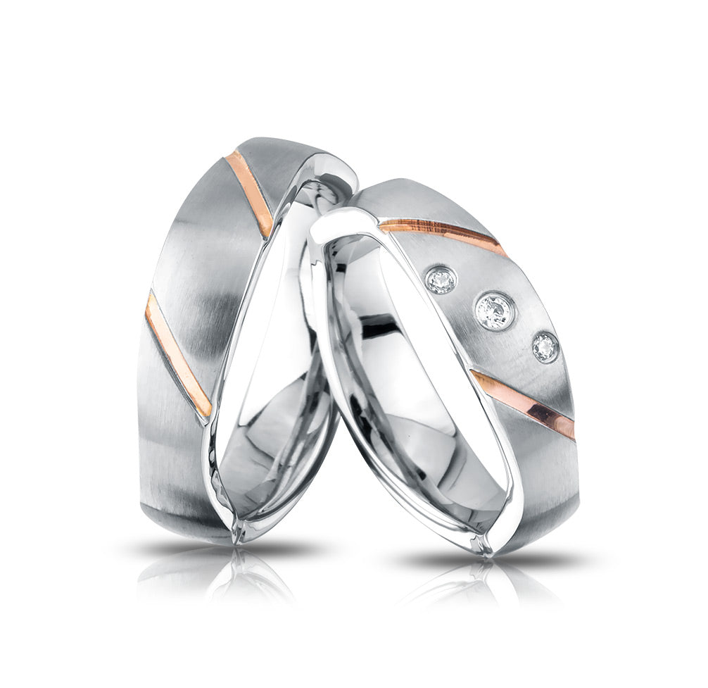 Hyadum Partnerring-Set mit Lasergravur