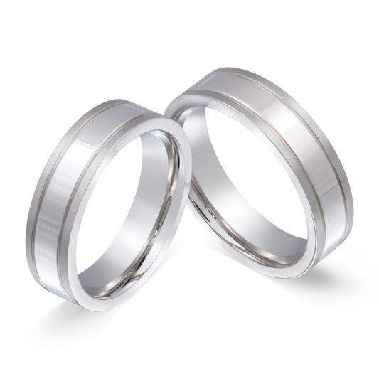 Bianda Partnerring-Set mit Handschriftgravur