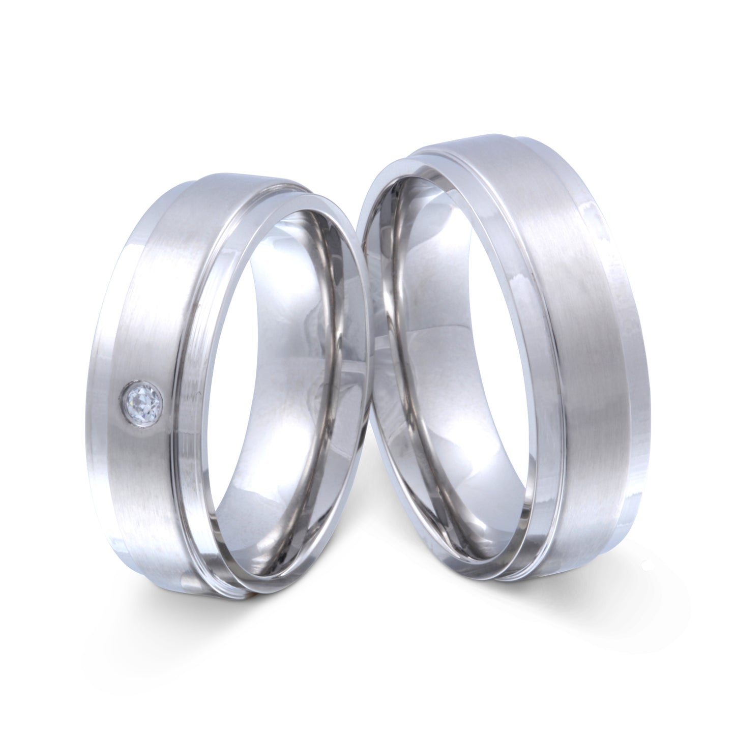 Lamia Partnerring-Set mit Handschriftgravur