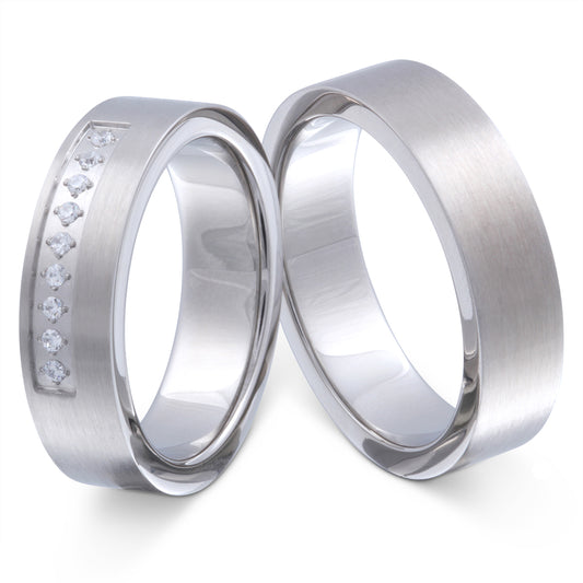 Tandula Partnerring-Set mit Lasergravur