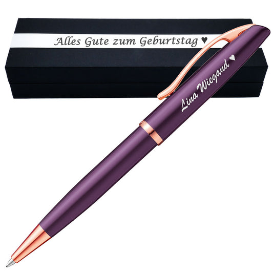 Pelikan Jazz K36 Noble Elegance Viola Kugelschreiber mit Gravur & Geschenkbox