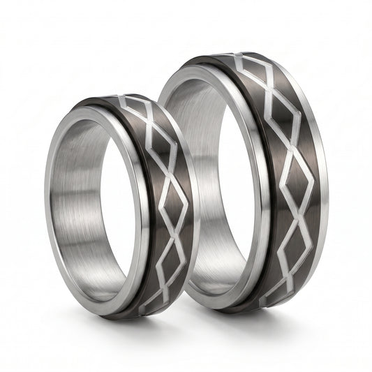Rombo Partnerring-Set