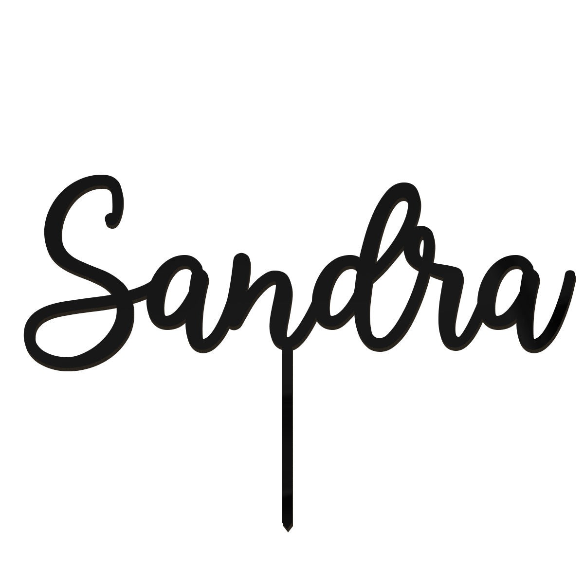 Caketopper in Gold, Rose oder Silber, Individueller Schriftzug für Kuchen, Torten, Geburtstage, Jahrestage, Hochzeiten - Personalisierbar aus Acryl oder Holz, Laser geschnitten, verschiedene Größen