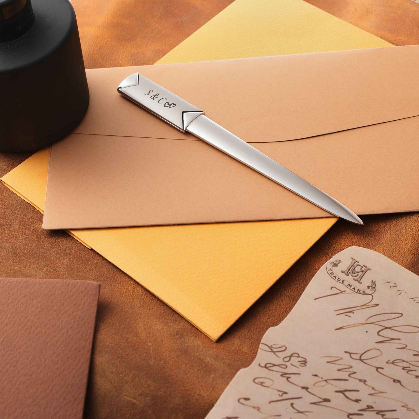 Brieföffner mit Gravur als Geschenk | Wunschgravur mit Symbolen