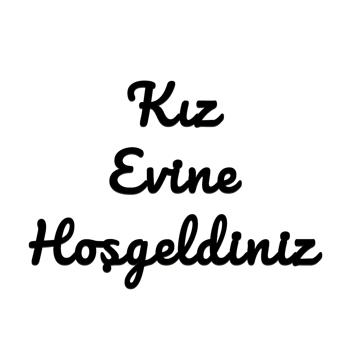 Willkommensschild Türkisch – Kız Evine Hoşgeldiniz – Hochzeit, Türschild/Wanddeko für Zuhause/Eventhalle, Deko orientalisch – Geschenk für Frauen, Einweihung, Mädchen-WG