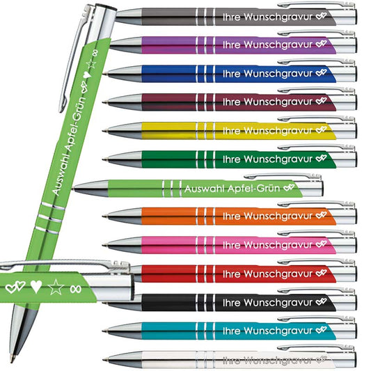 Kugelschreiber Apfelgrün