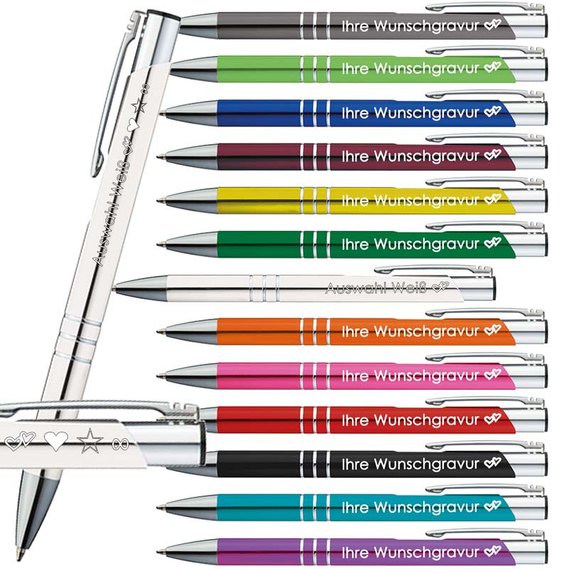 Kugelschreiber Weiß