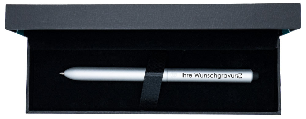 Kugelschreiber mit Gravur | Wunschgravur mit Emojis möglich | Kugelschreiber Geschenk personalisiert | Touchpen-Spitze