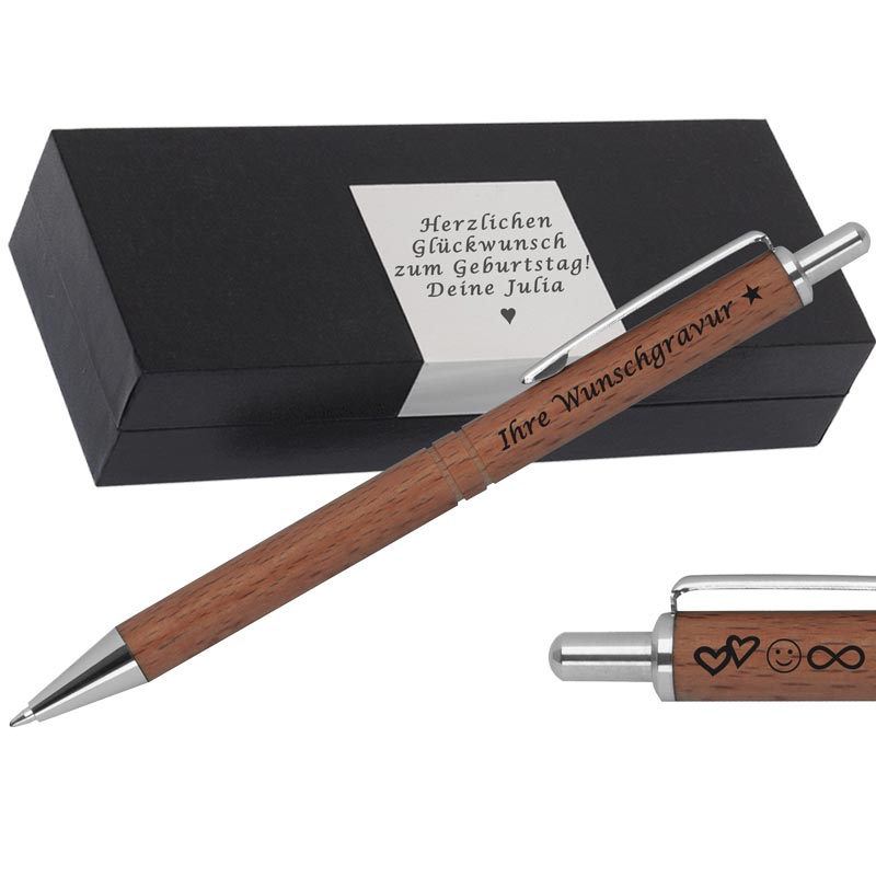 WPRO Metall Kugelschreiber Elly 500 Stück personalisierbar mit Logo – Soft- Touch gummiert, blau schreibend, Metallclip – Werbeartikel für Büro & Events
