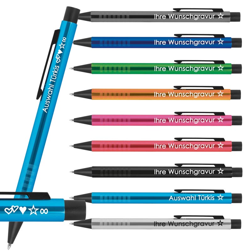 Kugelschreiber Türkis