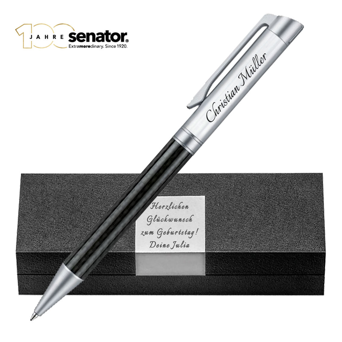 SENATOR - CARBON LINE SILBER
