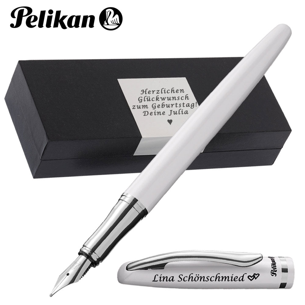 Pelikan Füllhalter Jazz Elegance Perlweiß FS