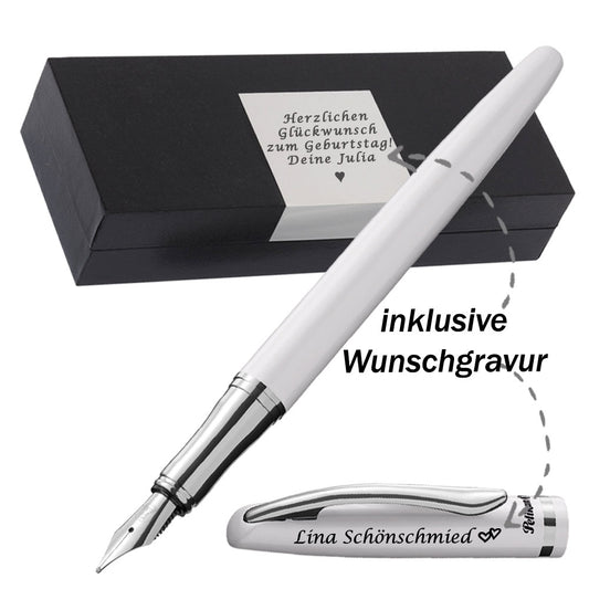 Pelikan Füllhalter Jazz Elegance Perlweiß FS