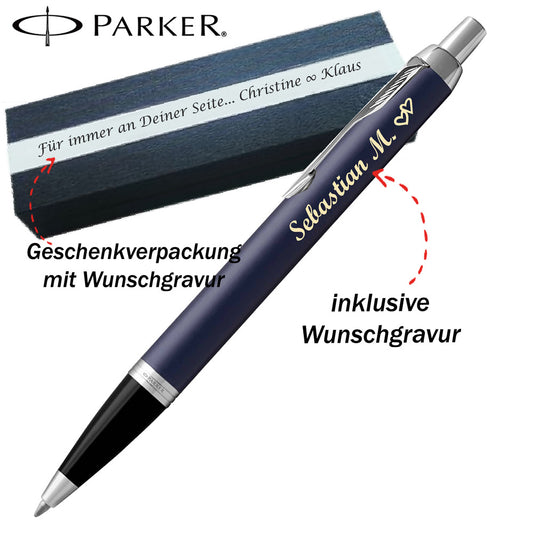 PARKER IM CORE Matte Blue C.C. Kugelschreiber