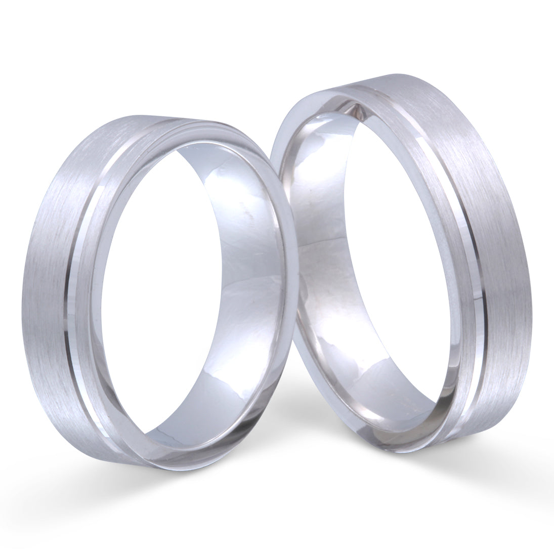 Alivia Partnerring-Set mit Lasergravur