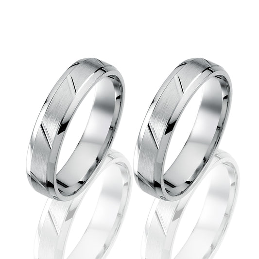 Mira Partnerring-Set mit Handschriftgravur