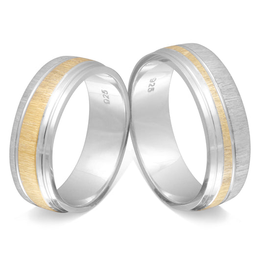 Cromwell Partnerring-Set mit Handschriftgravur