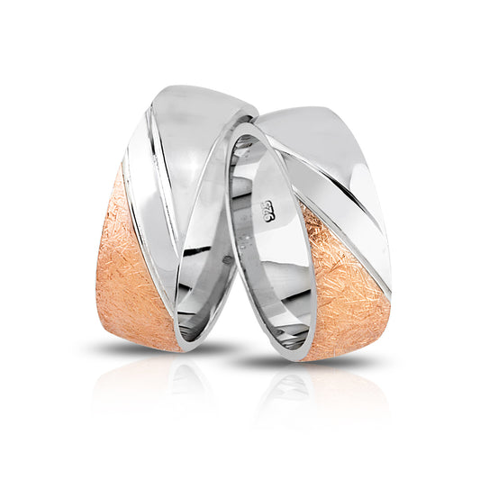 Dodake Partnerring-Set mit Handschriftgravur