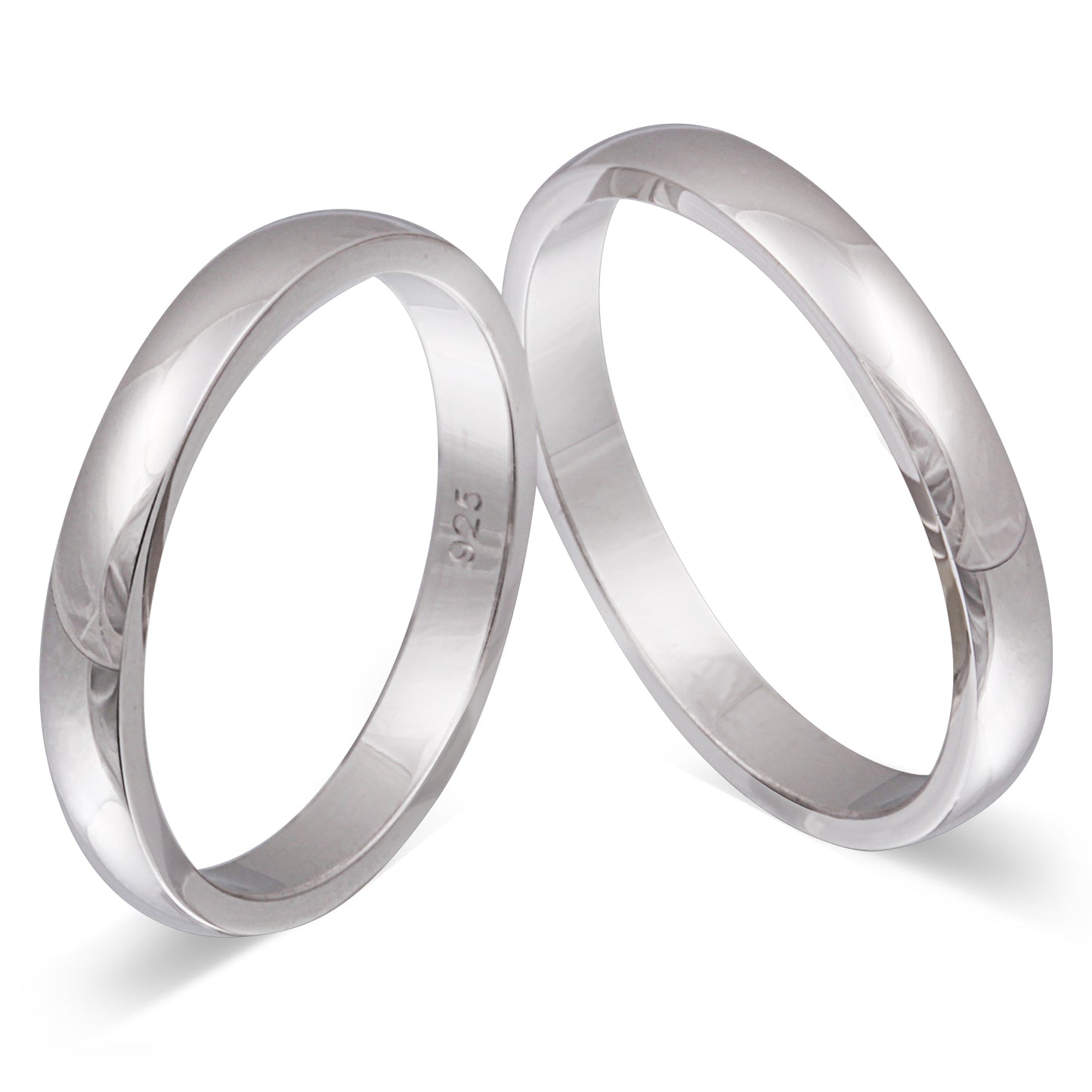 Camelia Partnerring-Set mit Handschriftgravur