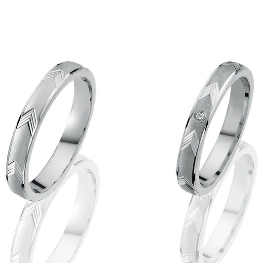 Zitus Partnerring-Set mit Lasergravur